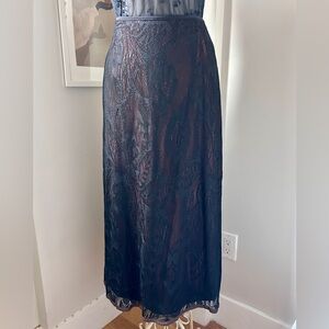 Black Lace Maxi Skirt